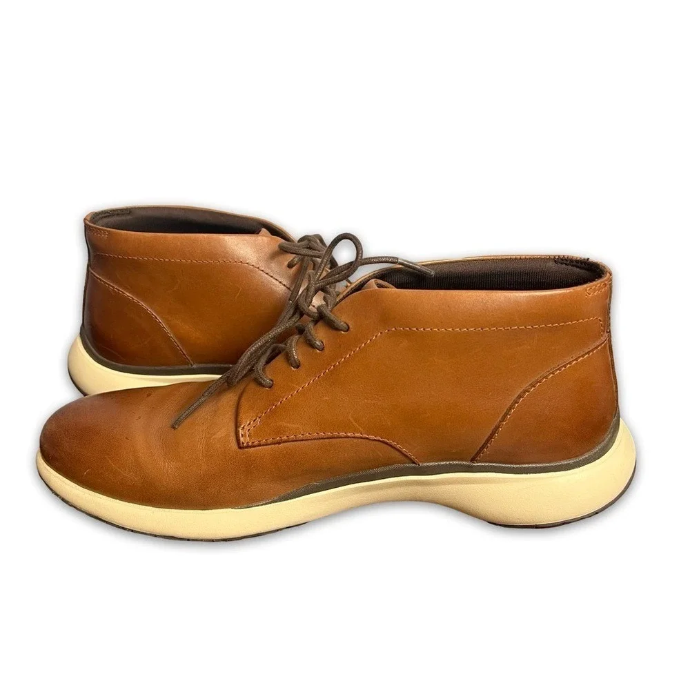 Cole Haan Men's Grand+ Chukka Boot British Tan Leather Sz 10